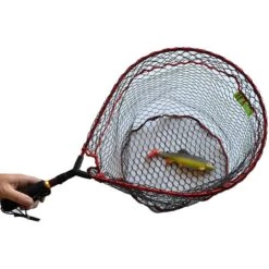 EPUISETTE MOUCHE PAFEX FLYNET MANCHE CARBONE ROUGE - FILET ANTI A TETE DE 50CM