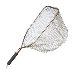 ÉPUISETTE RAQUETTE ADAMSBUILT ALU TROUT NET RUBBER 19