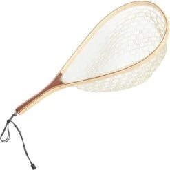 EPUISETTE RAQUETTE JMC BOIS LARGE FILET RUBBER