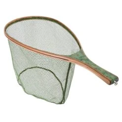 ÉPUISETTE RAQUETTE VISION GREEN WOOD / RUBBER NET
