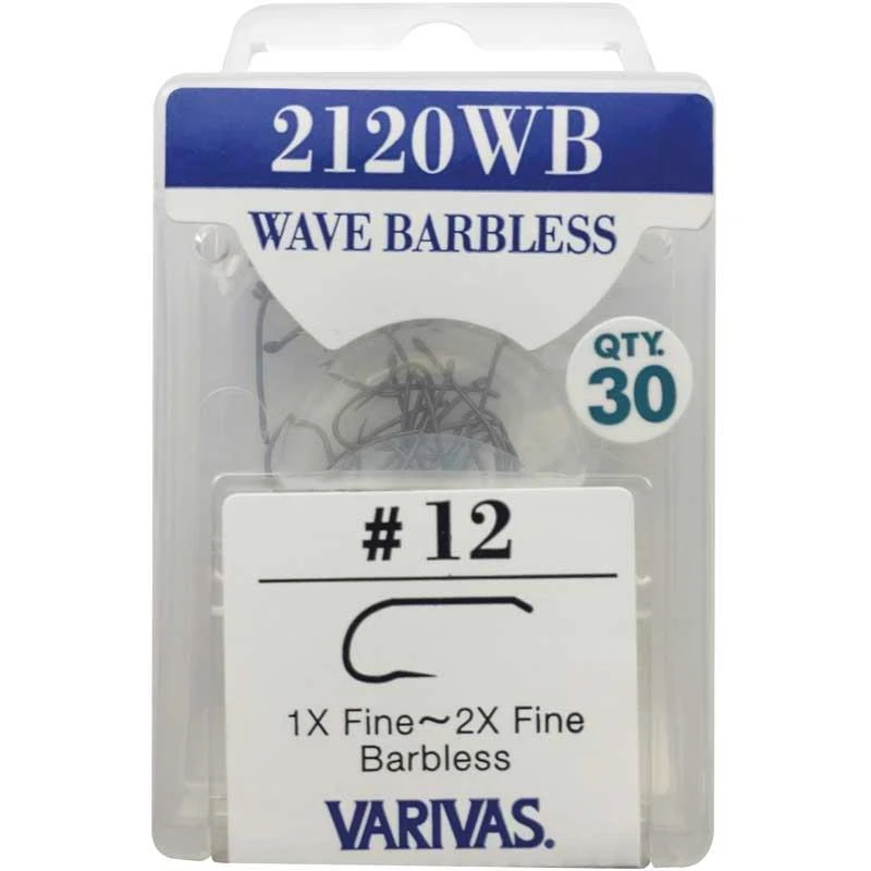 HAMECON MOUCHE VARIVAS WAVE BARBLESS 2120 WB - PAR 30 3 HAMECON MOUCHE VARIVAS WAVE BARBLESS 2120 WB - PAR 30